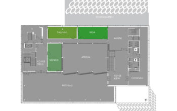 Räume mit Veranstaltungstechnik - Obergeschoss